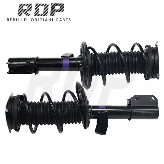 2X Front Shock Struts Assys w/o ADS Fit for Smart Fortwo W453 A4533230300 2014-2019