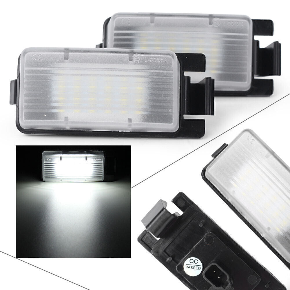 for Nissan 350Z 370Z GT-R for Infiniti G35 G37 White LED Rear License Plate Light