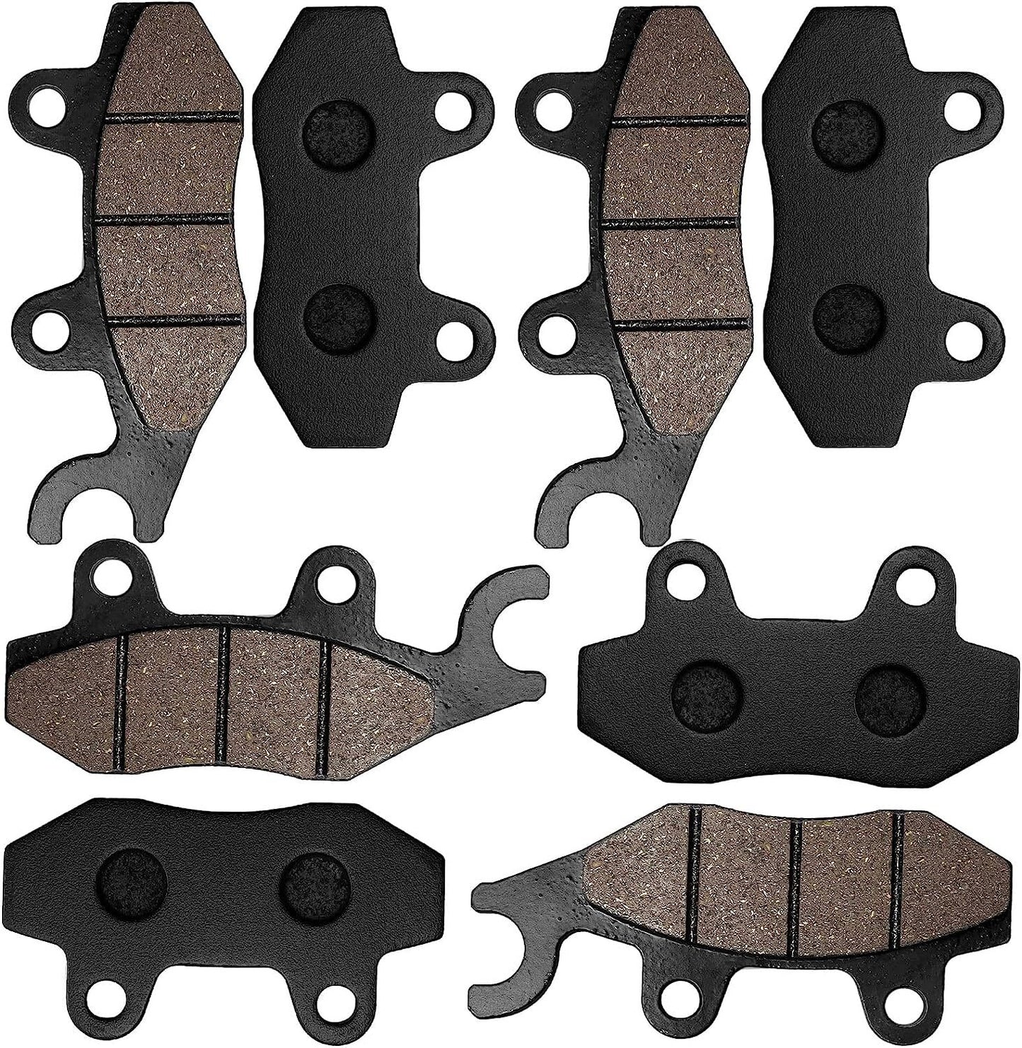 Front Rear Brake Pads for YAMAHA RHINO FHX/FDUX/FSEPX/FSEPX2/FSPX/FXGR/FXR 08-13