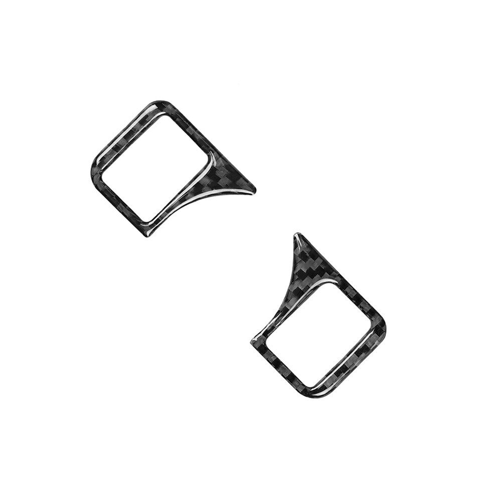for Mercedes-Benz A B C E G CLA GLA GLK Carbon Fiber Headlight Button Trim D