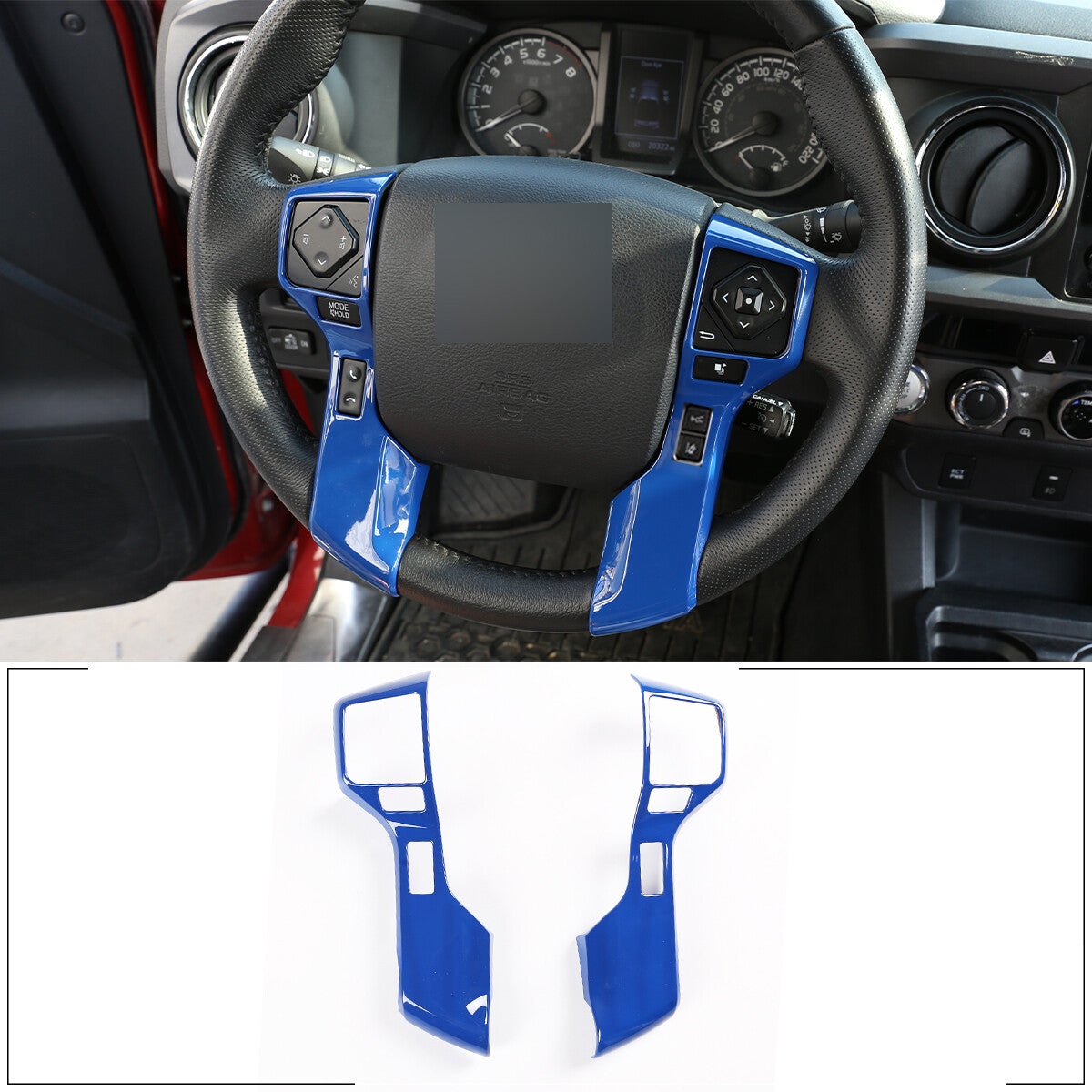 ABS oak grain rear reading light bezel trim cover for Toyota Tundra 2022