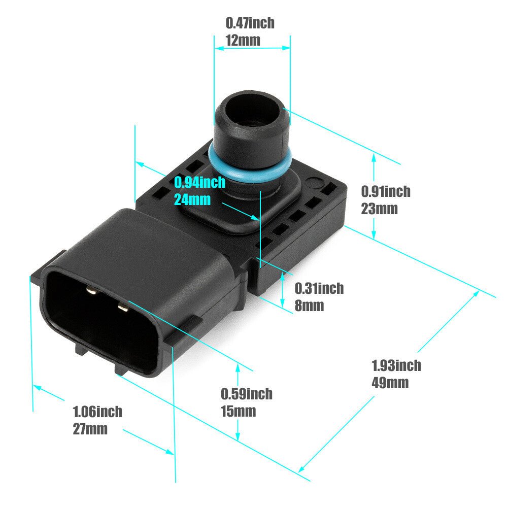 Throttle Position Sensor TPS 22365-AM60A for Nissan Sentra Murano Q50 QX60 14-20