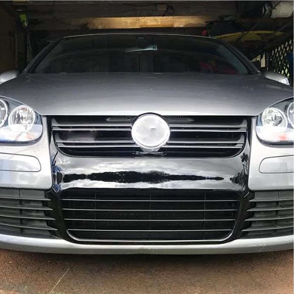 Black Mesh Air Intake Grill Front Grille for VW for Golf 5 V MK5 R32 Bumper 05-09