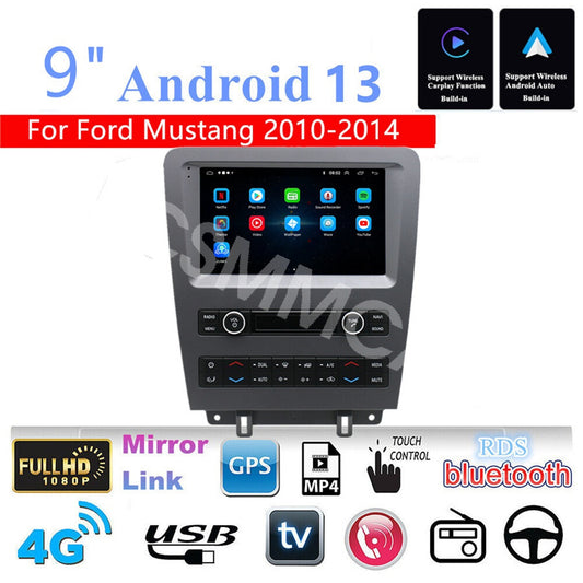 Fit For 2010-2014 for Ford for Mustang Android 13 Car Stereo Radio GPS Navigation Player
