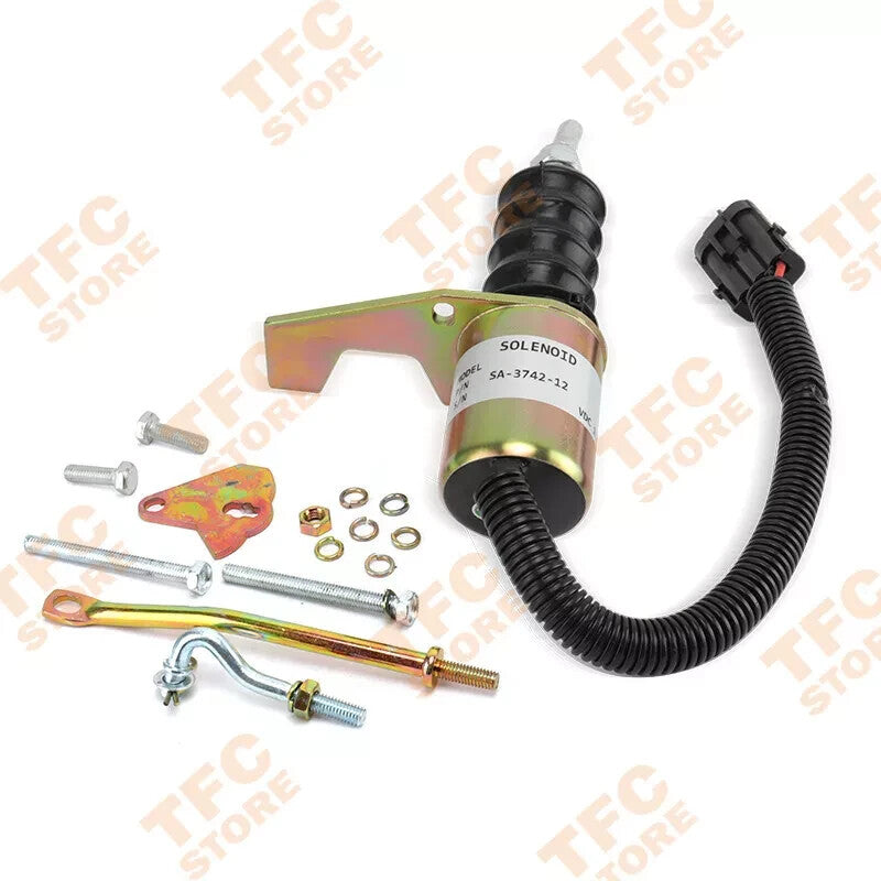 SA-3742-12 3932017 Fuel Stop Shut Off Solenoid Valve For Deutz RSV