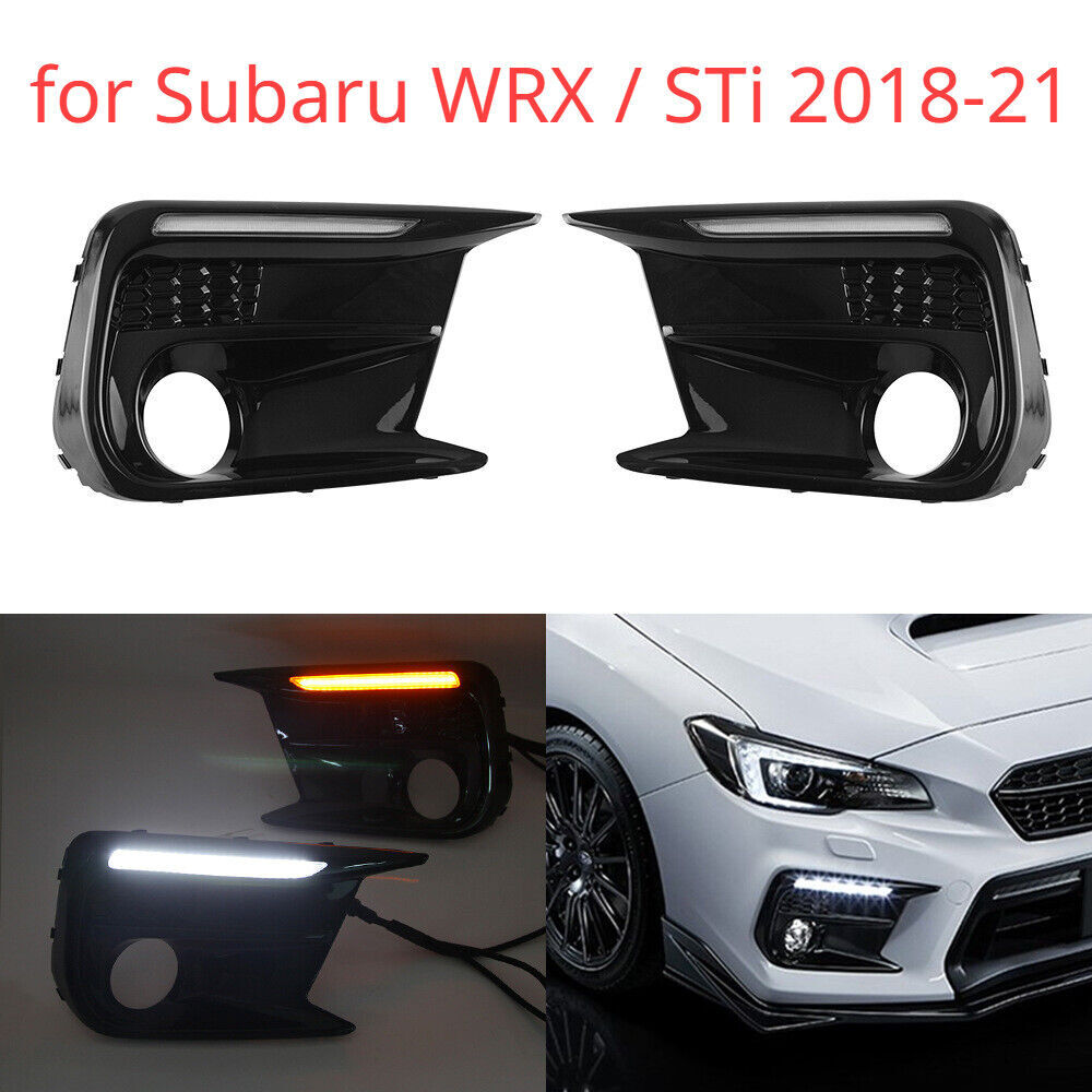 for Subaru WRX / STi 2018-21 Daily Running Light with Fog Light Hole Turn Signal
