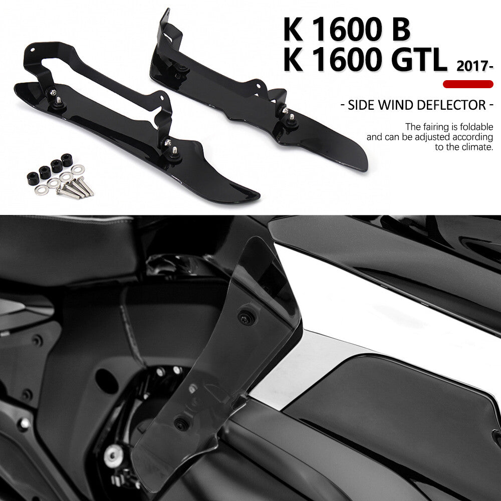 Side Spoilers Wind Deflector Fairing Cover Splash for BMW K1600B K1600 GTL 2017