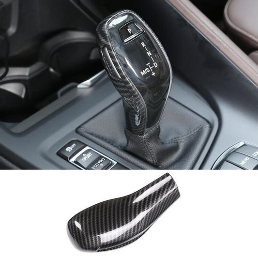 Carbon Fiber ABS Gear Shift Knob Cover for BMW X1 F48 X2 F47 1 Series 2020-2021