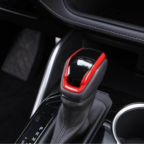 for Toyota Venza 2021-24 BlackRed Inner Gear Shift Knob Head Cover Cap Trim 1P