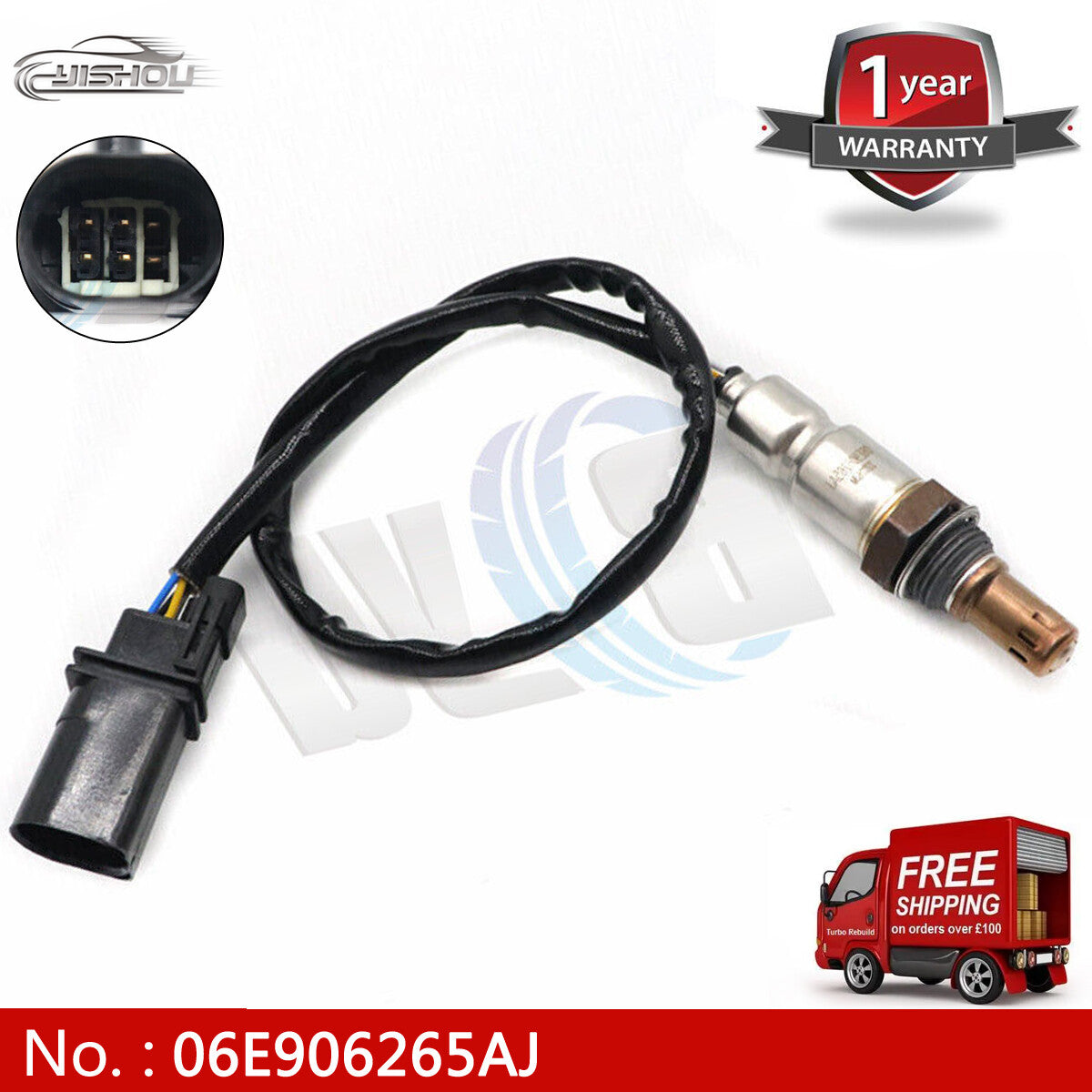 Front oxygen sensor 06E906265AJ, suitable for 12-14 year old for Audi A4, A5, A6, A7, SQ5, S5, S4, new.