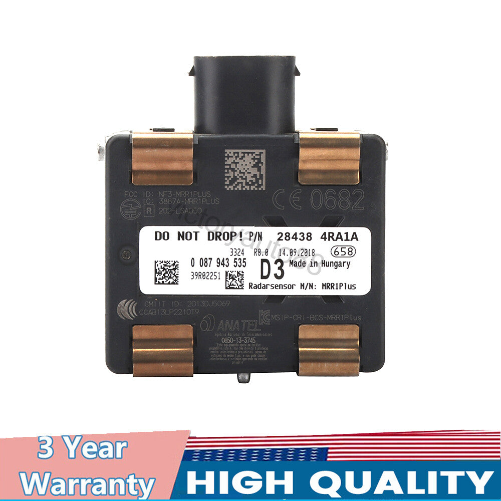 28438-4RA0A is a cruise control distance radar sensor for Nissan Maxima 3.5L (2016-19).