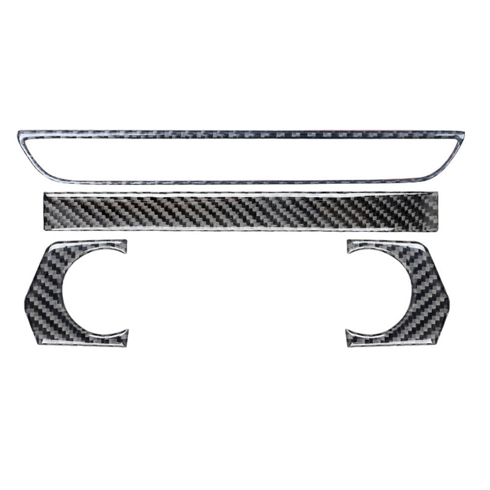 4Pcs Carbon Fiber Air Conditioner Controller Cover Trim for Mazda CX-9 2016-2022