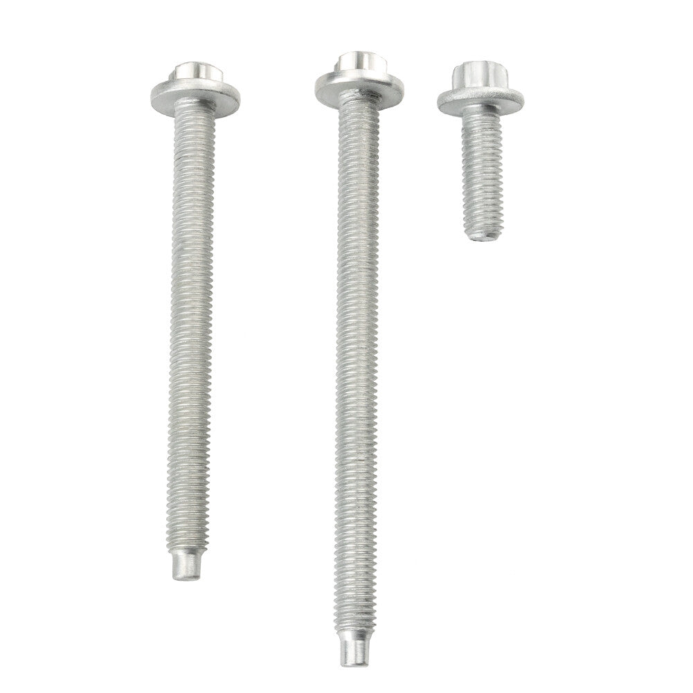 Engine oil pan bolt set in steel, suitable for BMW E88, E90, E91, E92, F23, F80, F61, 11132210959
