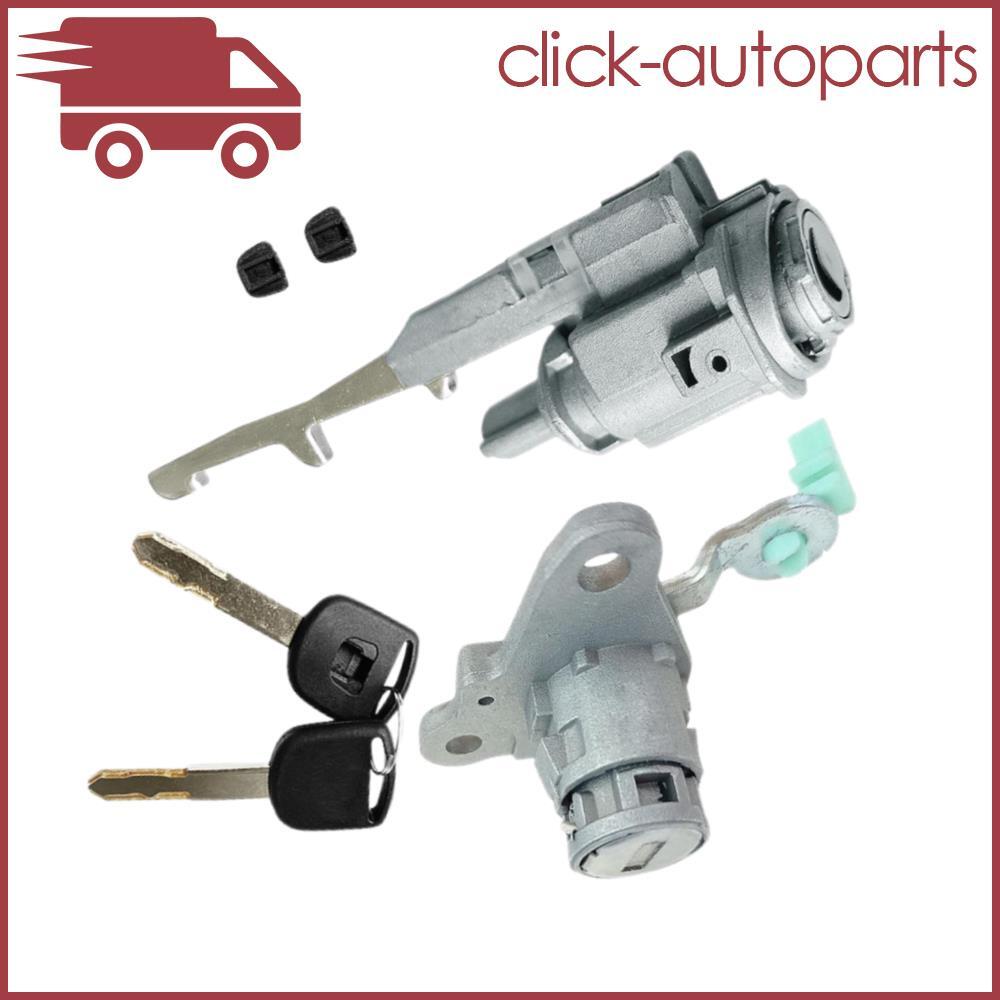 Ignition Key Switch Cylinder Door Lock Set Fits For Fit 2004 2005-2008