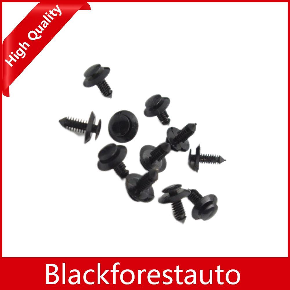50Pcs Clips Door Trim Panel Clips Retainer Fastener Black for Ford 1981-on