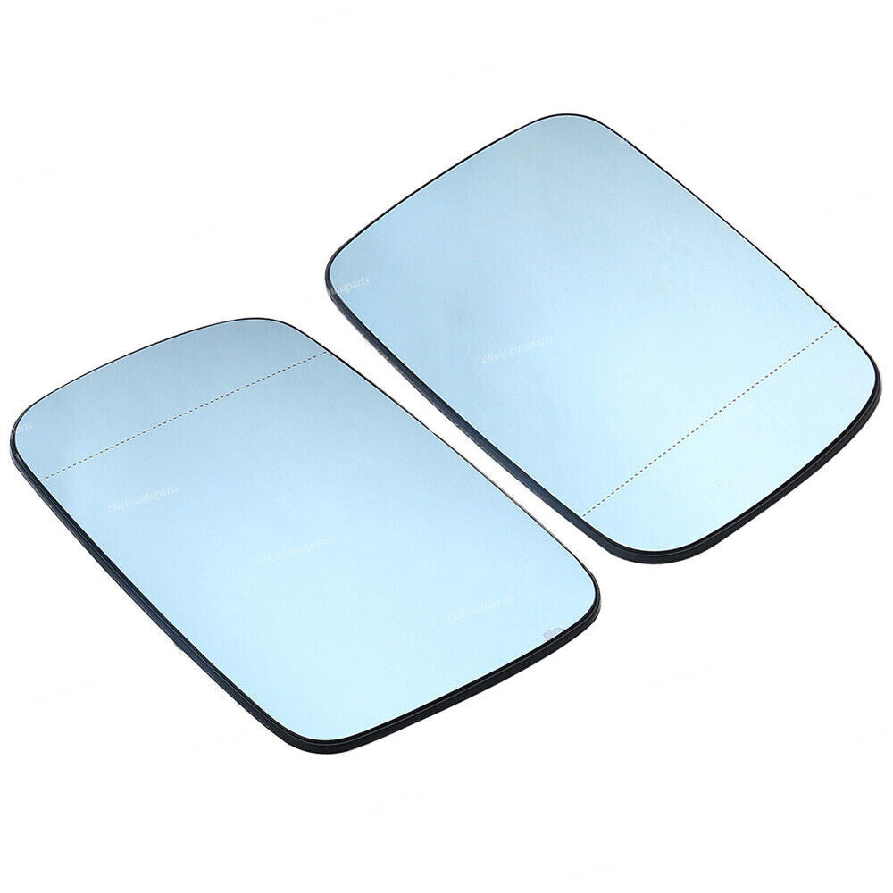 2Pcs Door Mirror Glass Heated Left Right Side Fit for BMW 3 7 Series E46 E65 E66