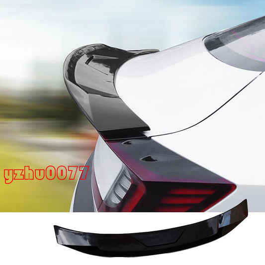 for Hyundai Sonata 2020-2023 Black ABS Rear Tail Trunk Spoiler Wing Lip Cover 1x