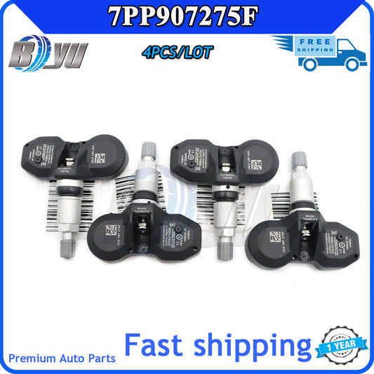 7PP907275F TPMS 4-piece new tire pressure sensor 433MHz, suitable for Audi for A4 , for A6 , for A8 , Q7, R8, for Volkswagen .