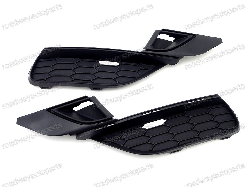 2Pcs Black Front Fog Lamp Light Cover Bezel Trim for Honda CRV CR-V UK 2015-2016