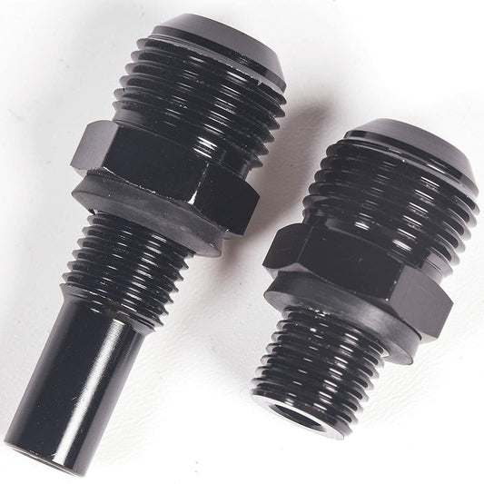 -8 AN x 1/4 NPS Transmission Oil Cooler Adapter Fittings for Universal 1997-2007 4L80E