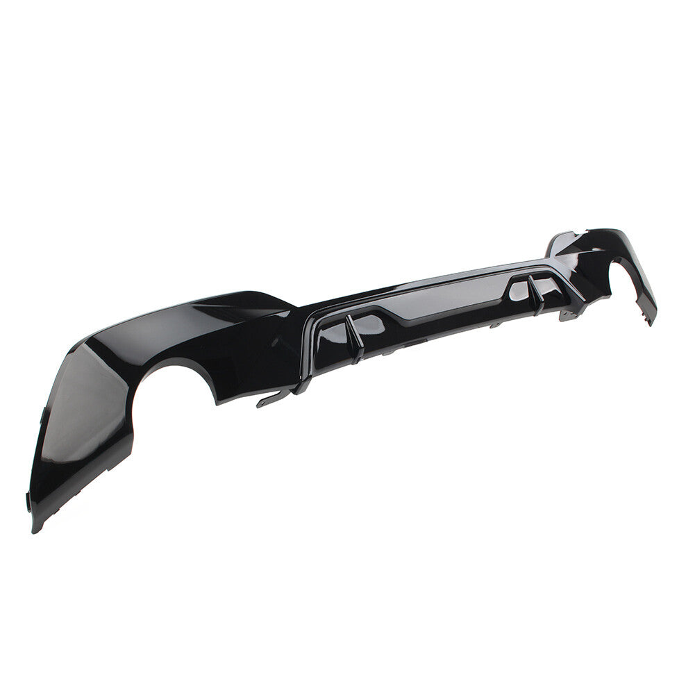 Rear Bumper Lip Diffuser Lip for BMW 3 Series G20 G21 G28 2019+ Glossy Black cl