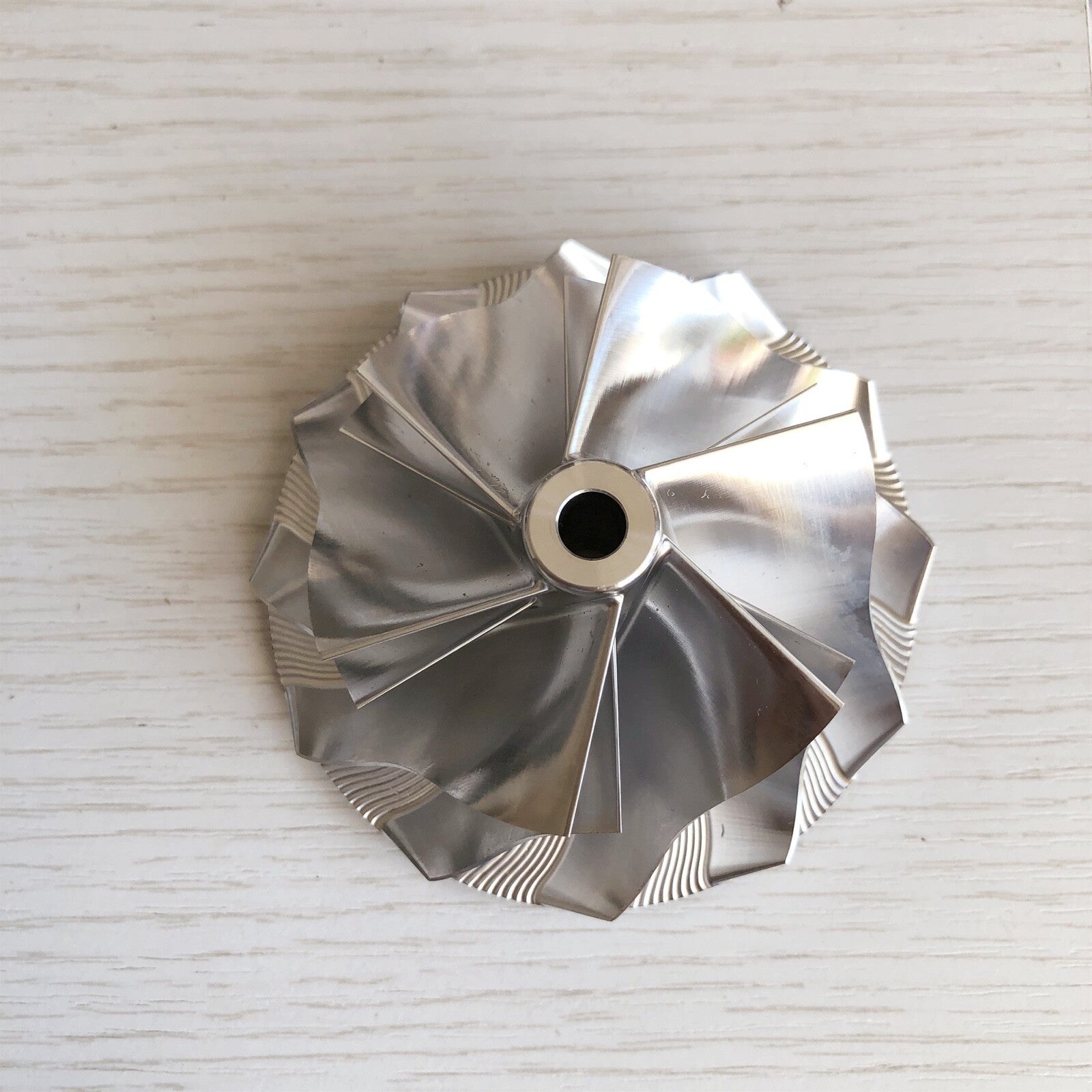 TD05 Reverse 58.25/78.00 mm 6+6 Blade Turbocharger Blank Compressor Wheel