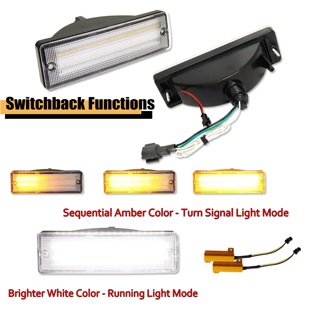 Turn signal sequence parking lights applicable to Pathfinder 88-95 and Pathfinder 88-97 hardware microphones.