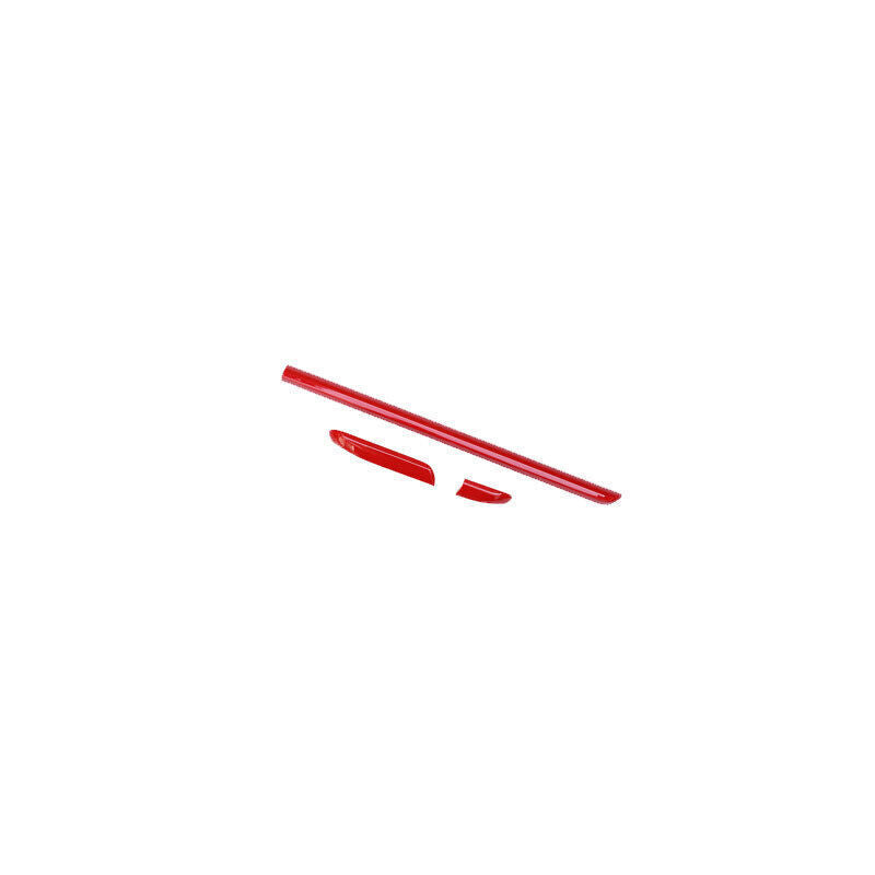 Fit for Audi A3 S3 2014-20 ABS Red Inner Central Console Dashboard Strip Trim 3P
