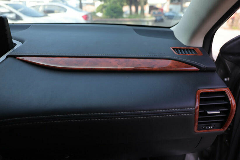 Wood Grain Central Console Dashboard Strip Trim for Lexus NX200T 300h 2015-2021