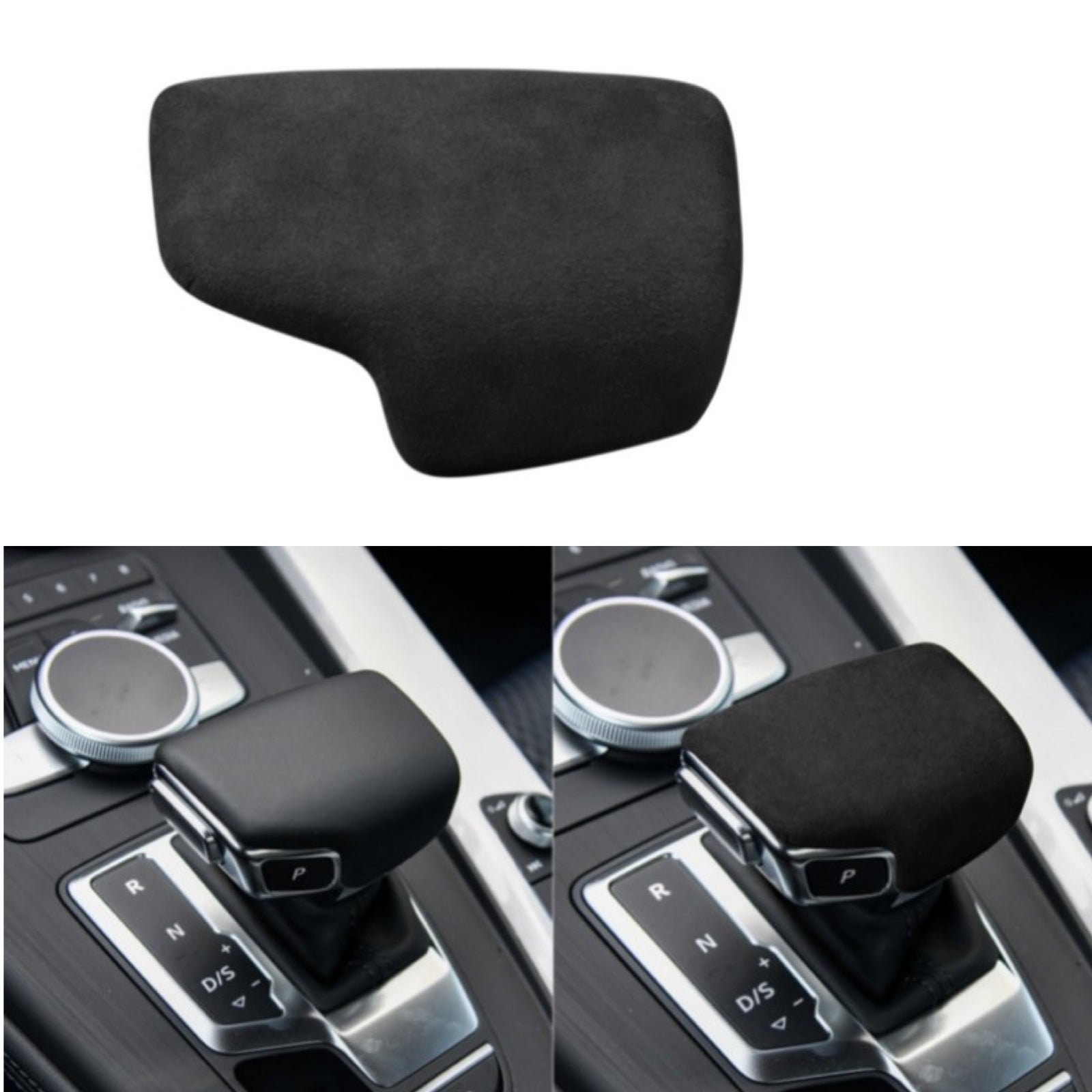 Suede leather gear shift knife protective cover suitable for Audi for A4 for A5