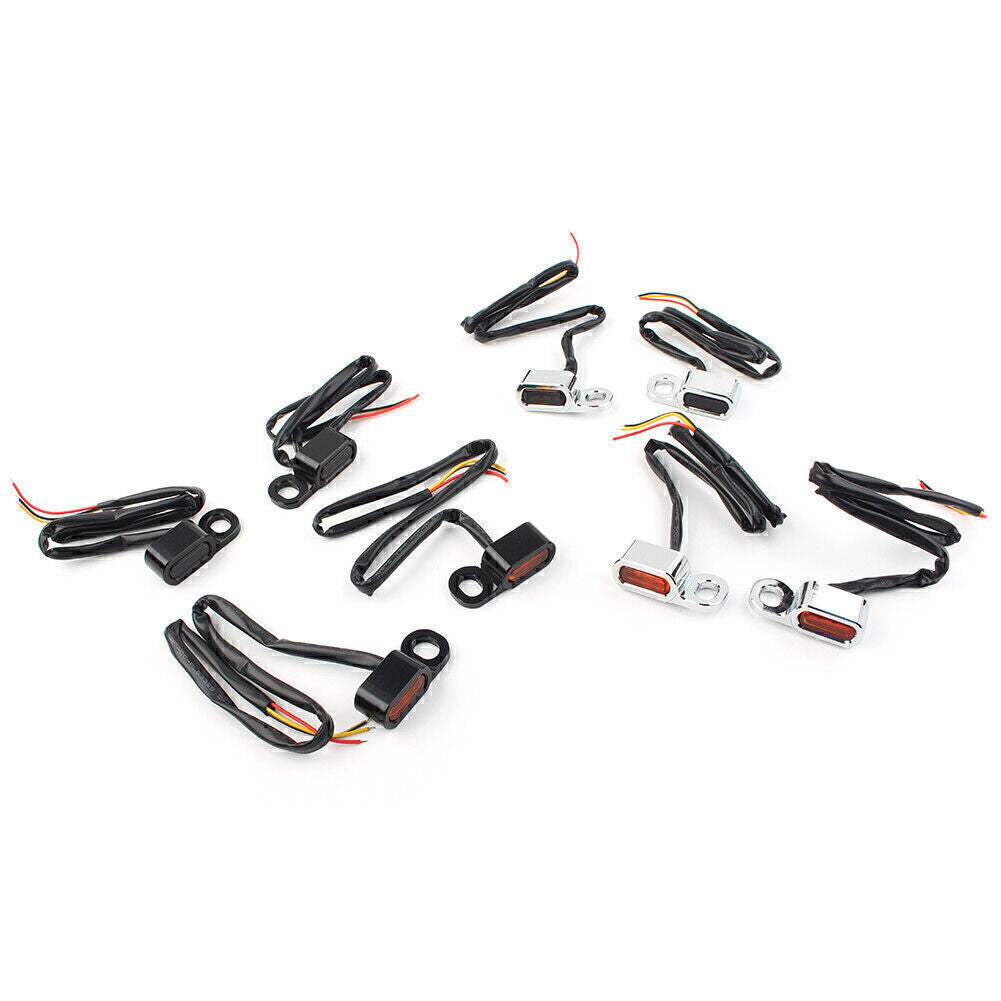 Fit for Harley Touring Street Glide 14-20 LED Turn Signals Indicators Running Light
