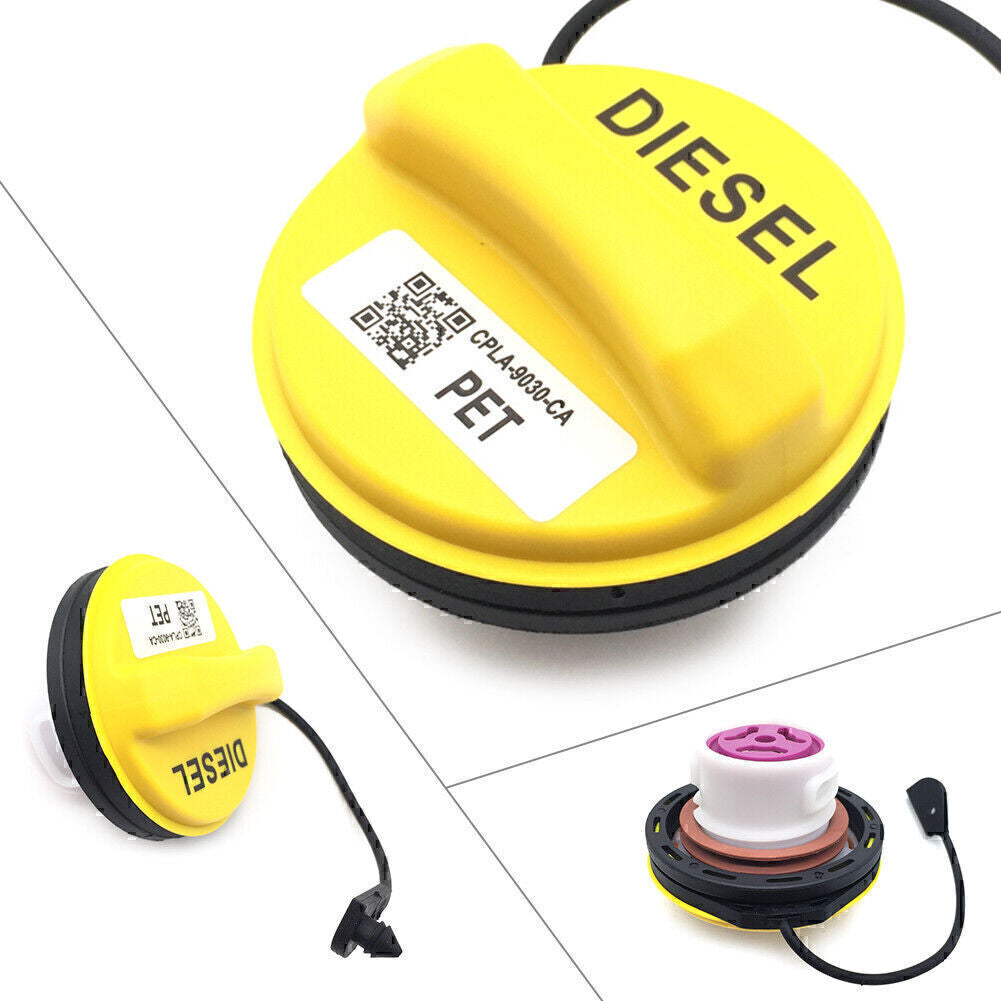 Fit for Land Rover Discovery 3 4 5 LR053666 Yellow Car ABS Diesel Fuel Filler Cap