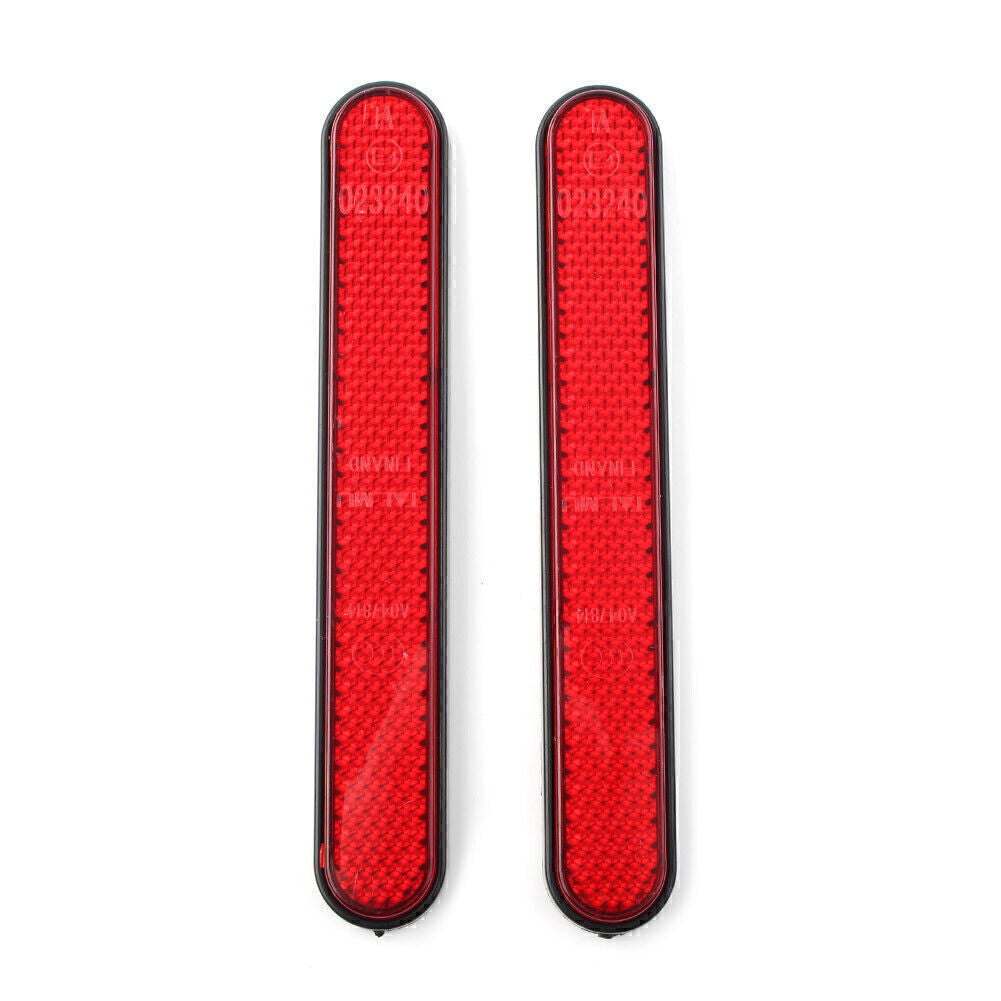 Rear Mudguard Fender Reflector for Harley Davidson Sportster 883 1200 X48 A1 Red
