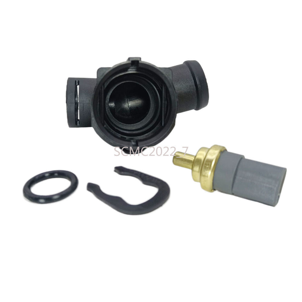 Radiator Coolant Flange Temperature Sensor for VW for Golf for AUDI A3 Q3 TT 5Q0122291T