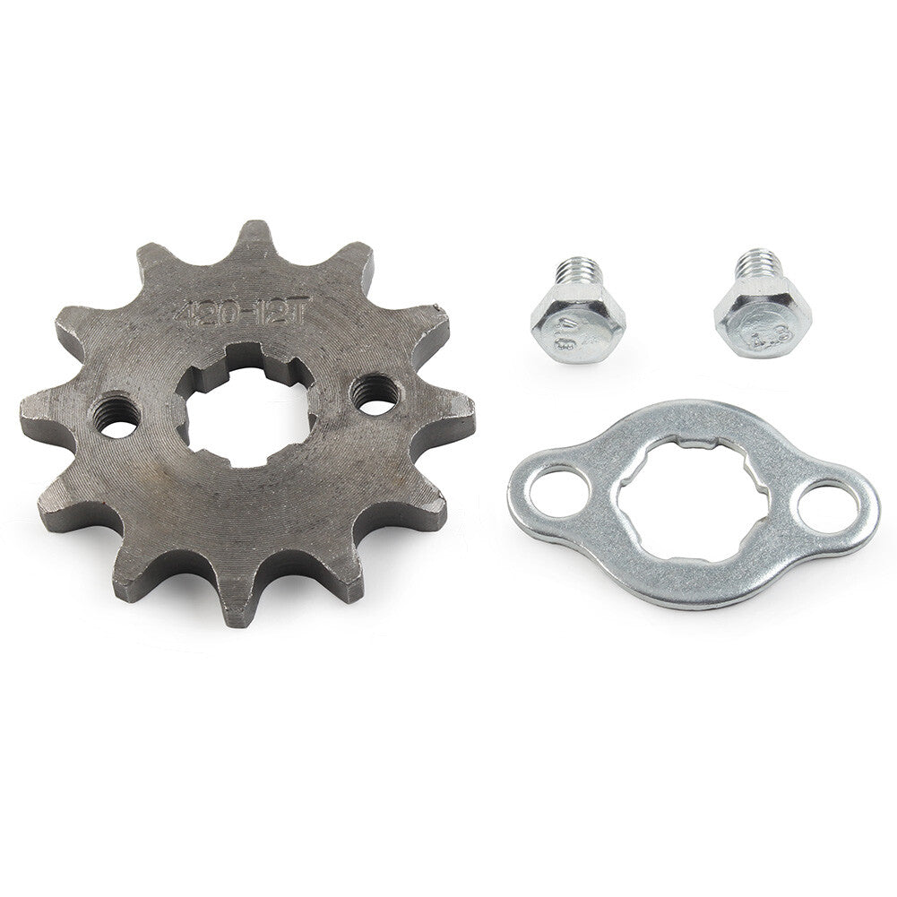 Front Chain Sprocket Fit 50cc 70cc 90cc 110cc 125cc Pit Dirt Bike 428-12T 17MM