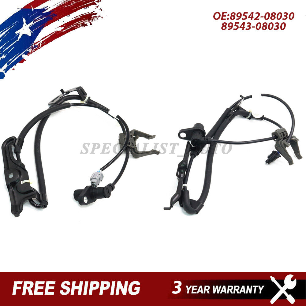 2PCS ABS Speed Sensor Front Left Right for Toyota for Sienna 3.5L 3.3L 2004-2010