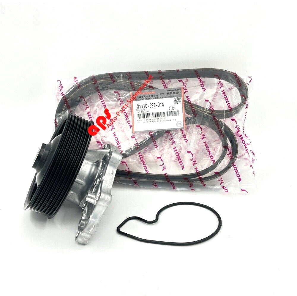 new engine water pump and belt 19200-59B-003 for Honda 2016-2021 for Civic CR-V 1.5L.
