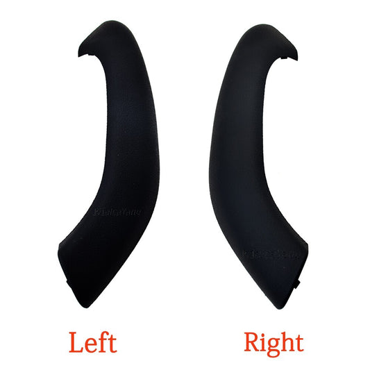 2X NEW Fits for BMW X1 X2 F48 F49 16-21 Black Inner Door Pull Handle Cover Trim