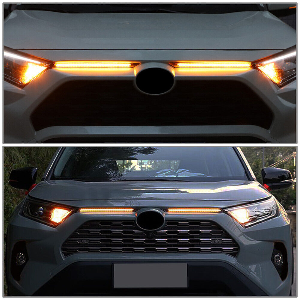 LED DLR daytime running lights / turn signal lights for Toyota RAV4 2019-2020