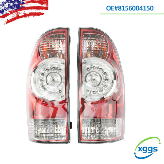One pair of 8156004150 taillights and brake lights suitable for 2005-2015 for Toyota Tacoma models.