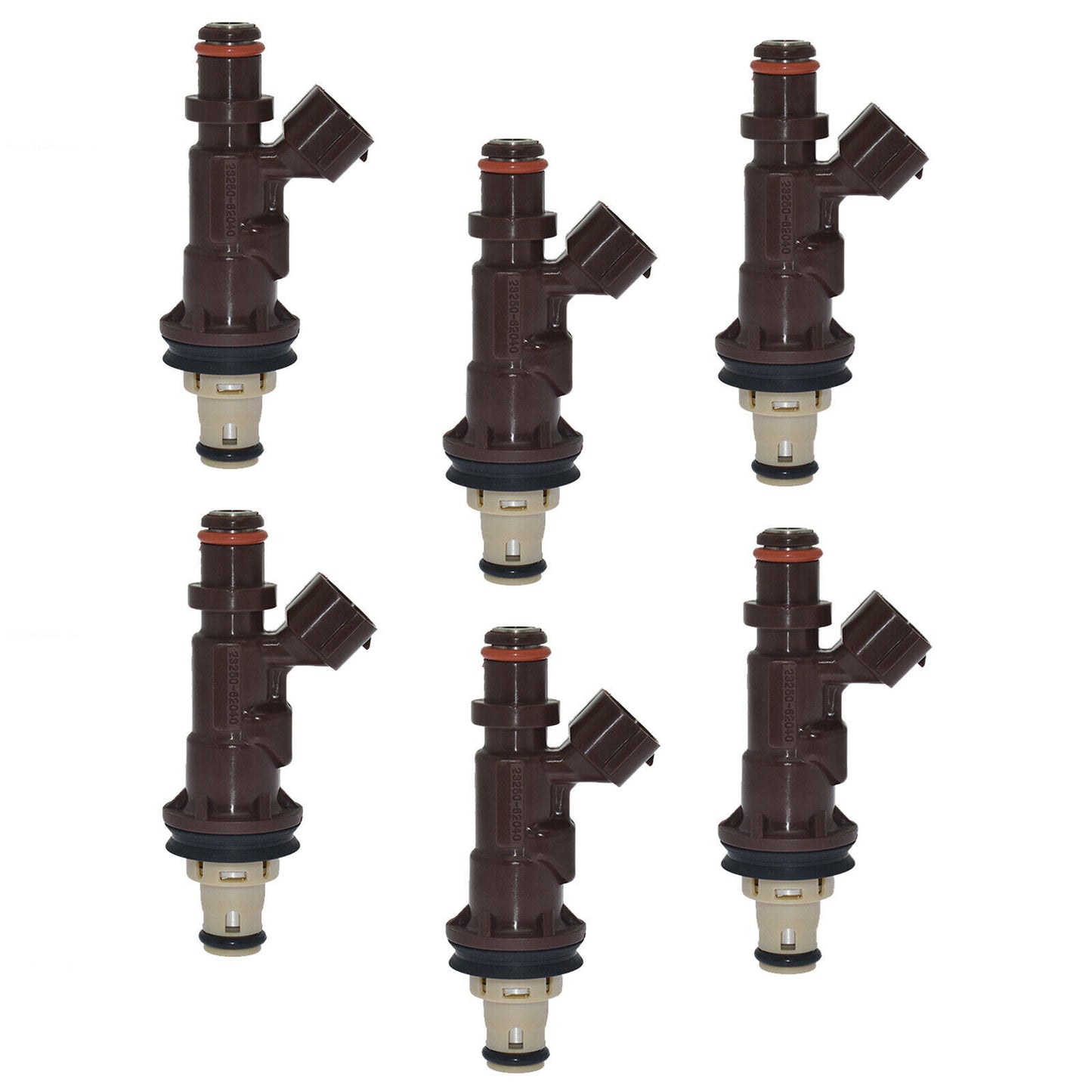 6x Fuel Injectors 23250-62040 for Toyota 4Runner Tacoma Tundra HILUX 3.4L V6