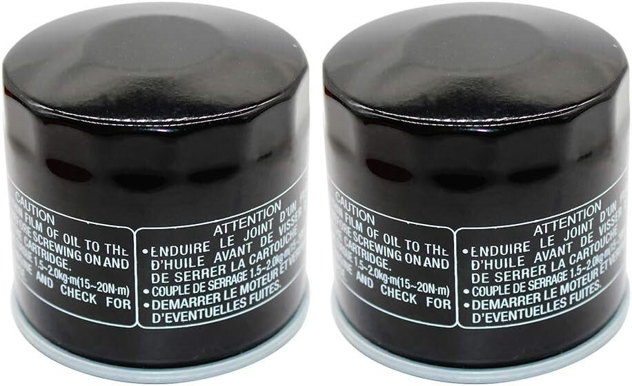 2xMotorcycle Oil Filter for Suzuki LTF500 F Quadrunner 1998-2002/LTF500F Vinson