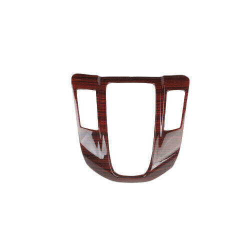 Console Gear Shift Frame Cover Trim for Honda CRV CR-V 17-2022 Red Wood Grain