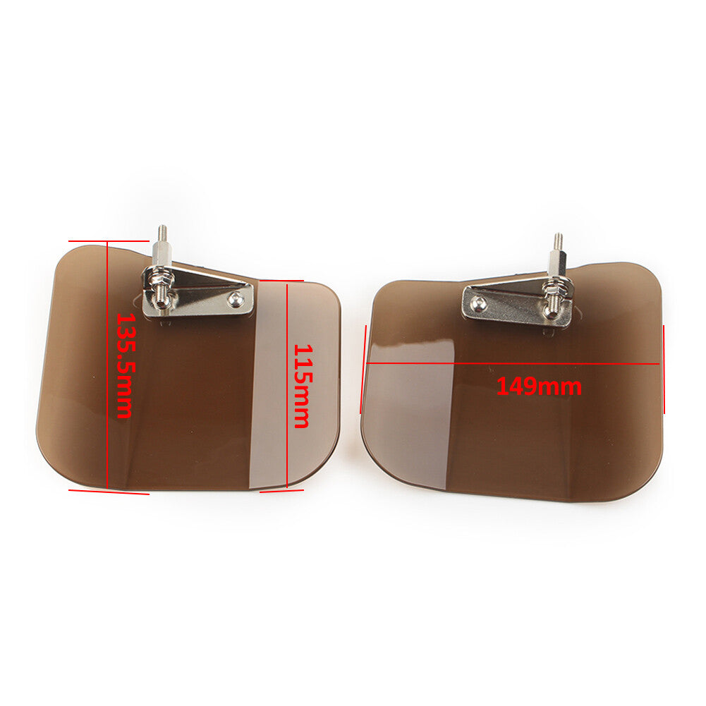 Tan Air Wing Deflector Windshield Mirror Mount for Honda GL1800 01-17 F6B 13-17