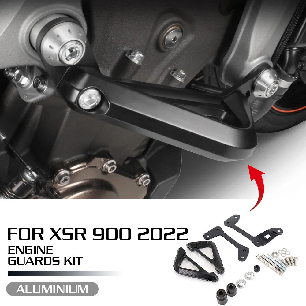 Side Engine Guard Protection Sliders Crash Pads for YAMAHA XSR900 2022-2023