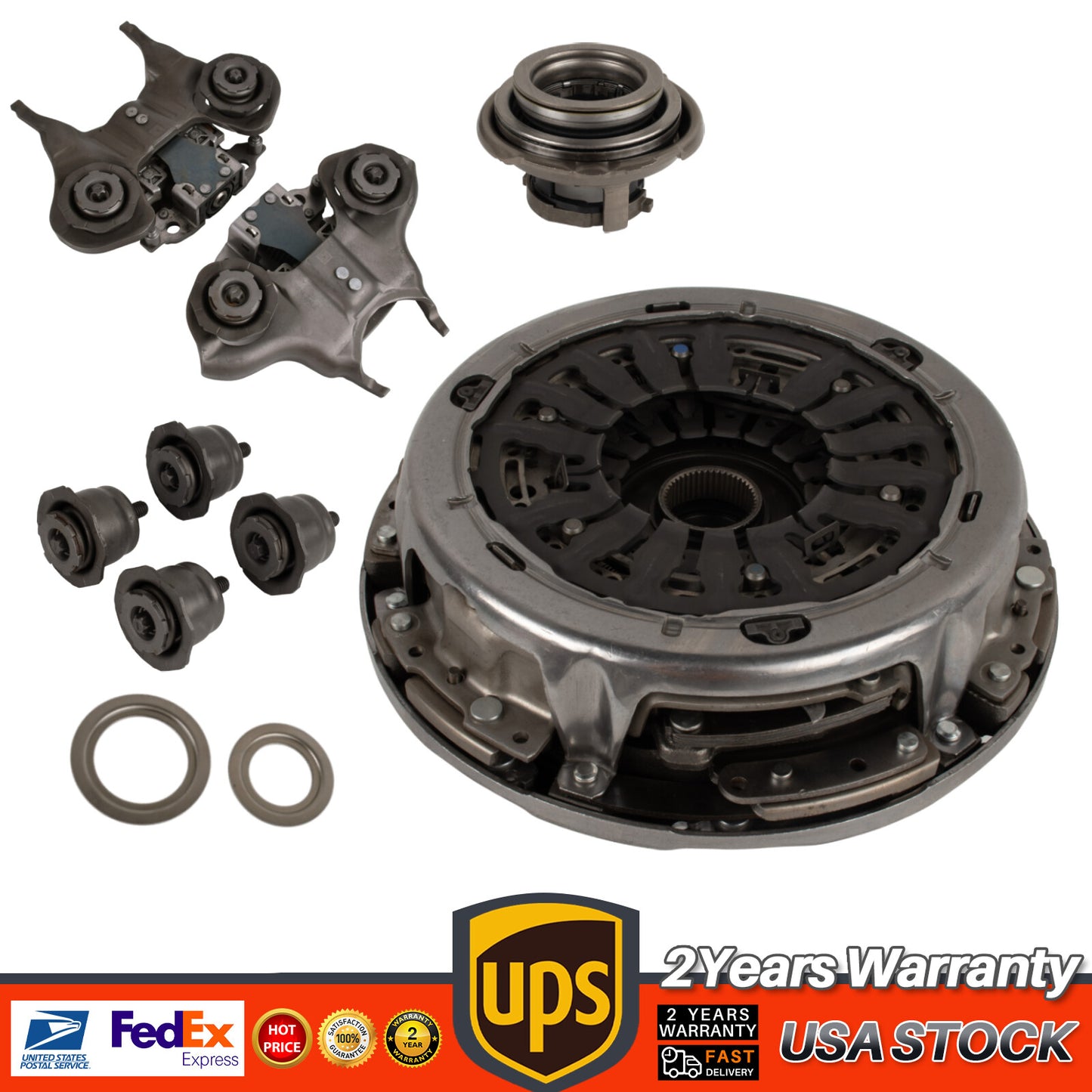Transmission Dual Clutch Fork Kit 6DCT250 DPS6 For 2012-2019 for Ford Focus Fiesta