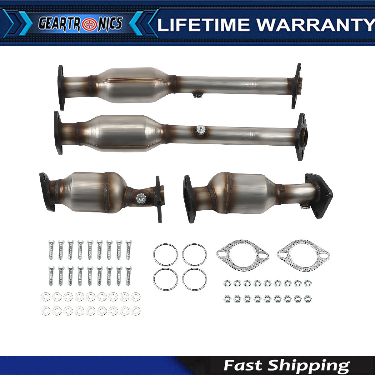 4x Catalytic Converters For 2005-2018 for Nissan Pathfinder Xterra Frontier 4.0L KY