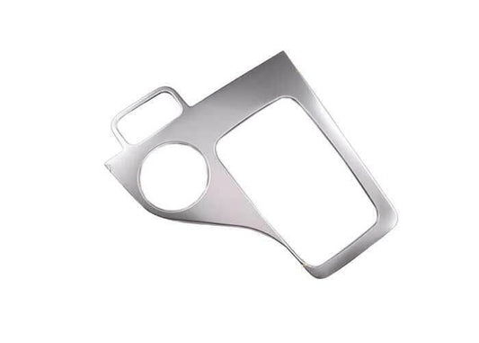 for Ford Ranger 2015-2021 Silver Steel Car Middle Console Gear Shift Frame Trim