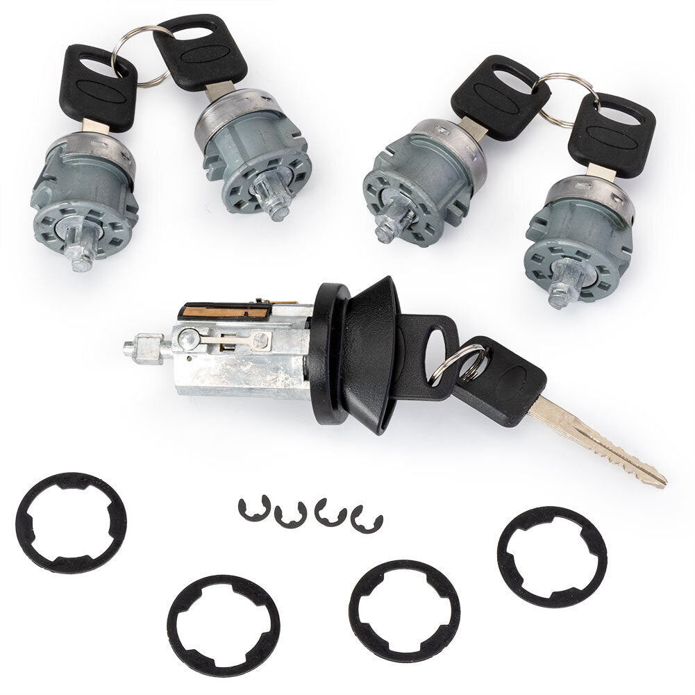 Ignition Cylinder 4 Door Lock Set 703369 for Ford Econoline Van E150 E250 E350