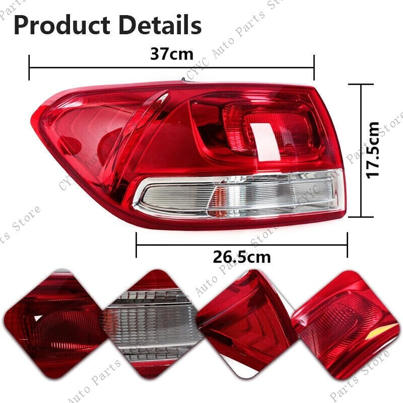 Left Side LED Tail Light for Kia Sorento L 2015-2018 Outside Taillamp